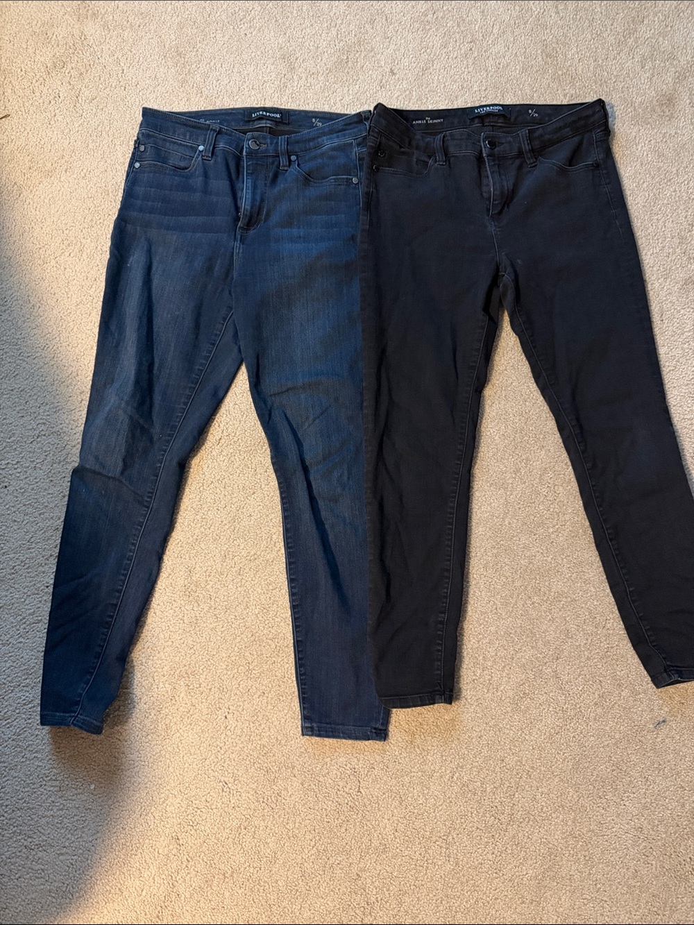 2 PAIRS! Liverpool jeans